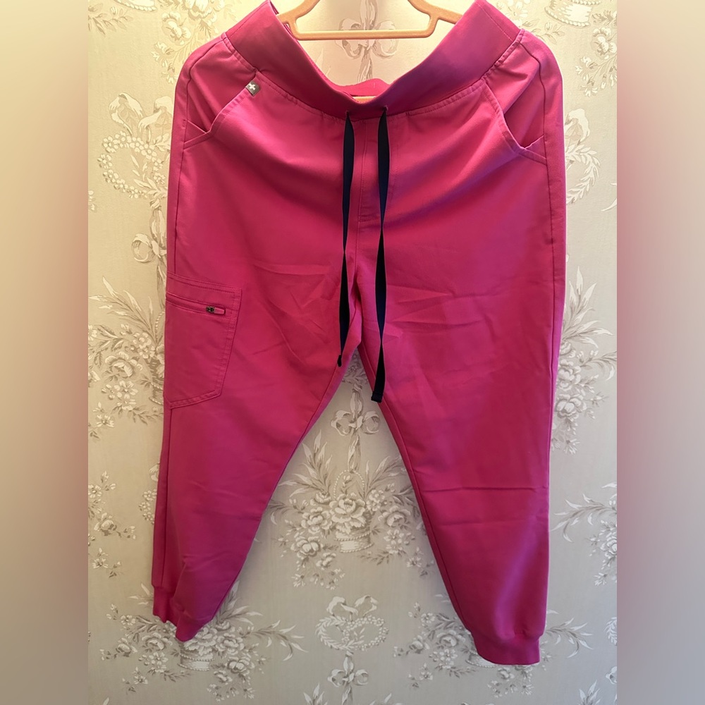Figs Electric Orchid High Waisted Zamora Joggers SP